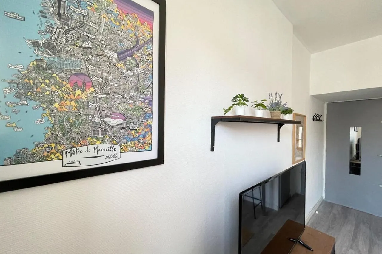Appartement Les Temps Heureux Petite Terrasse Clim-Netflix à Marseille